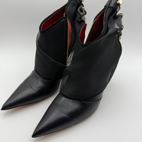 HARDOT SHEER OVERLAY ANKLE BOOTIES SIZE 39 NEW!!!! - Picture 4 of 12
